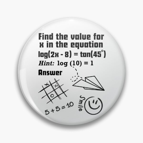 Item preview, Amusing Solution to a Basic Algebra Question. designed and sold by MPC-Mince-Pies.