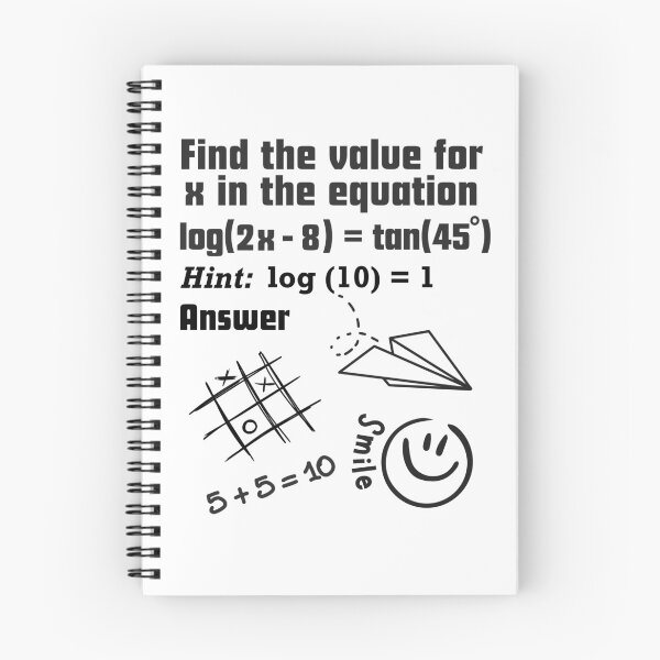 Item preview, Amusing Solution to a Basic Algebra Question. designed and sold by MPC-Mince-Pies.