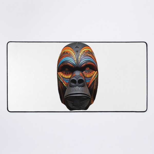 Item preview, Gorilla African Tribal Mask designed and sold by CoolMantras.