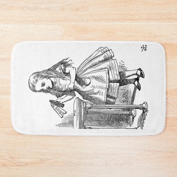 Item preview, Alice having a drink. designed and sold by jamiestarr.