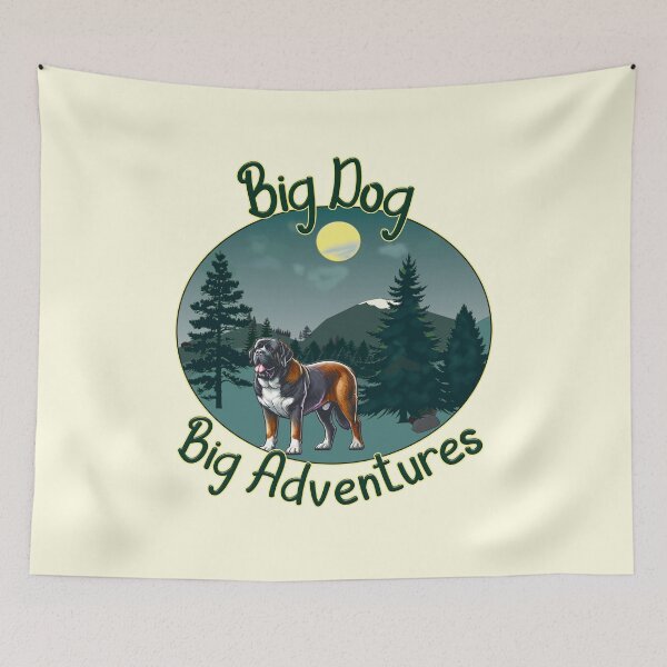 Item preview, Big Dog, Big Adventures designed and sold by VibeHiveThreads.