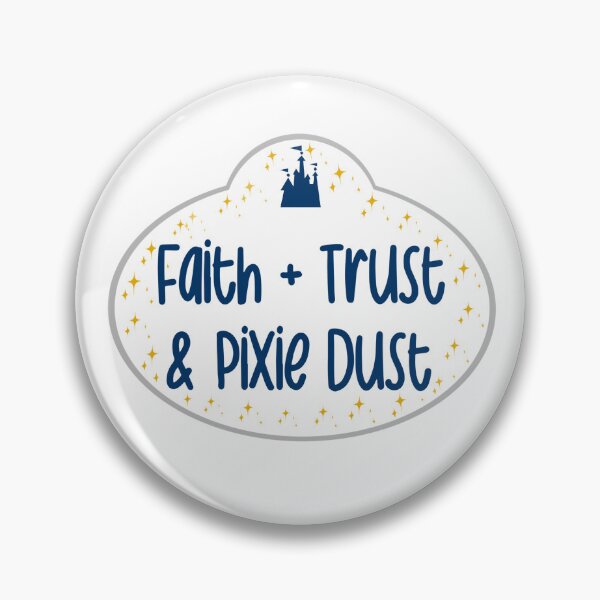 Item preview, Retro "Pixie Dust" Name Tag Theme Park Sticker designed and sold by Brooke’s Broadway Stickers.
