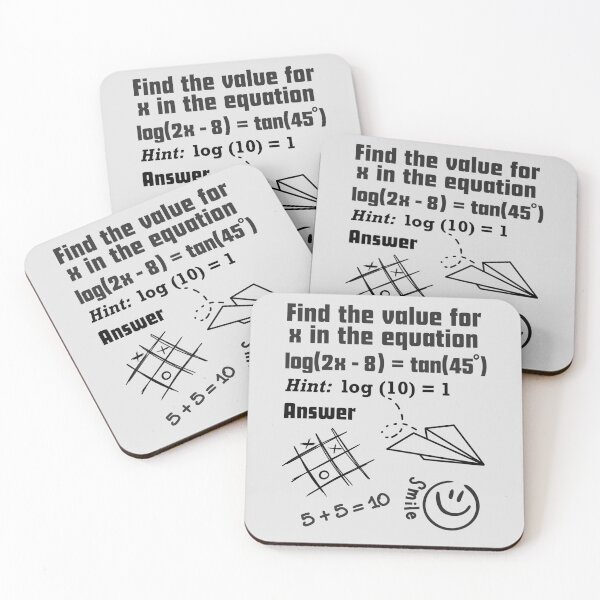 Item preview, Amusing Solution to a Basic Algebra Question. designed and sold by MPC-Mince-Pies.