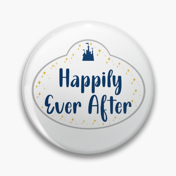 Item preview, Retro "Happily Ever After" Name Tag Theme Park Sticker designed and sold by Brooke’s Broadway Stickers.