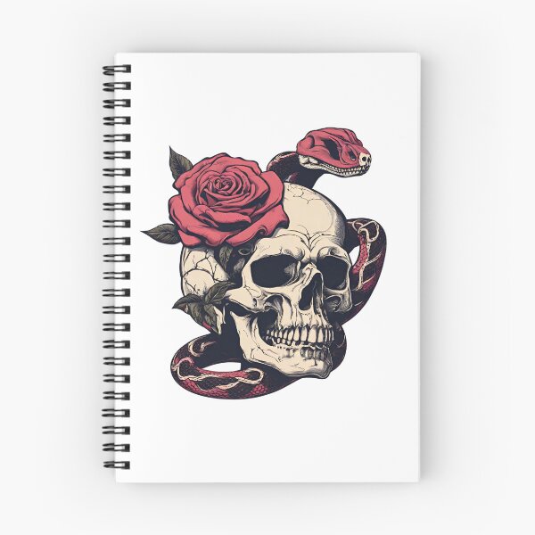 Item preview, Serpent and Skull Rose designed and sold by Shamrocx.
