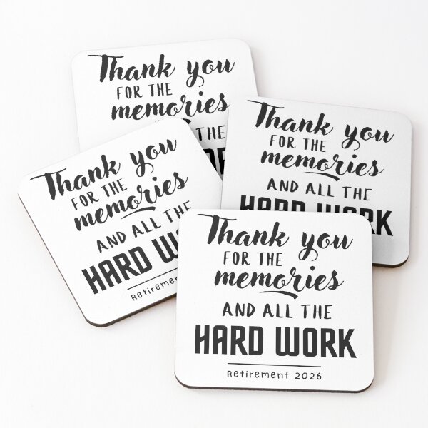 Item preview,  Thank you for the memories- retirement 2026 designed and sold by FluxAuraTees.