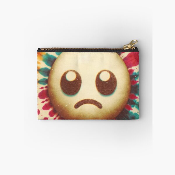 Item preview, Retro Tie Dye Sad Face 2 designed and sold by BassHeadMomma.
