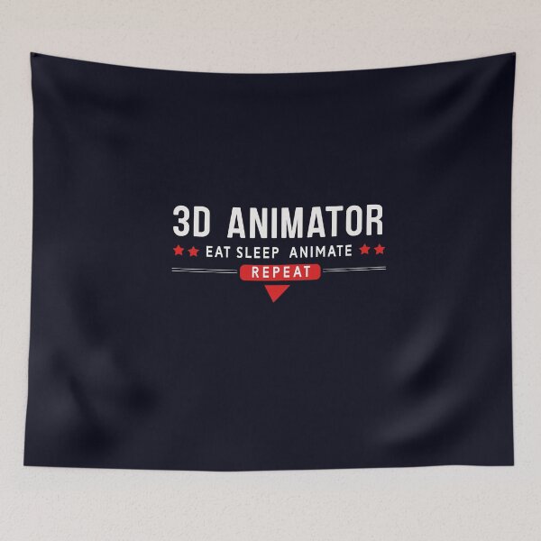 Item preview, The Daily Routine of a 3D Animator: Eat, Sleep, Animate, Repeat designed and sold by ArteeInnovation.