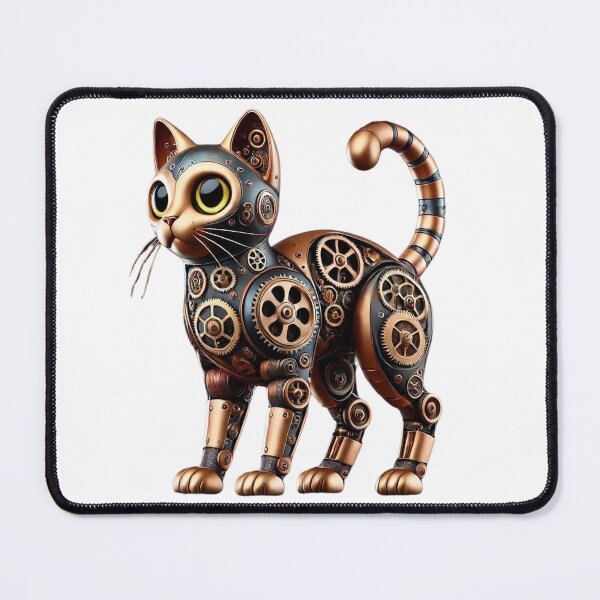 Item preview, mechanical cat designed and sold by FusiTink.