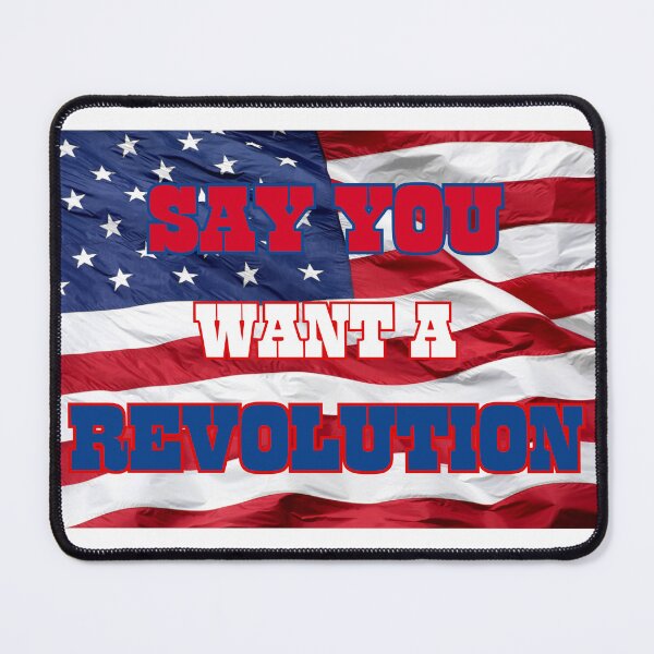 Item preview, Trump Flag Say You Want a Revolution  designed and sold by monpetitbijou.