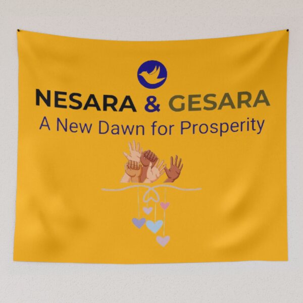 Item preview, NESARA GESARA,  A New Dawn for Prosperity designed and sold by Art With Impact – Statement Art & Apparel for Deep Thinkers.