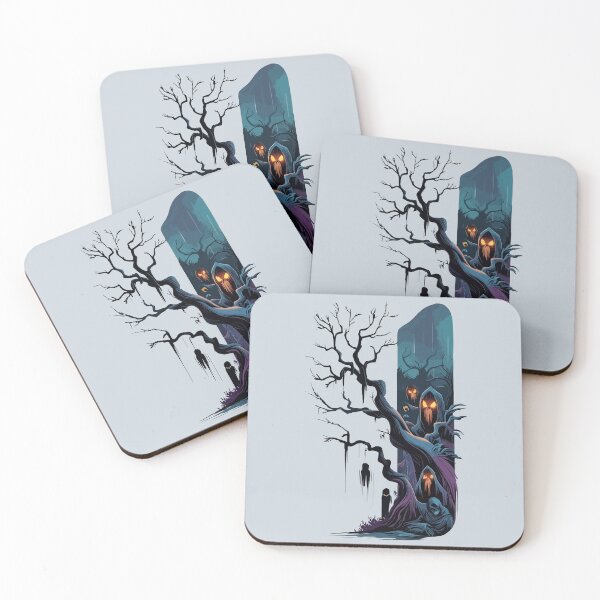 Item preview, Haunted Forest of Lost Souls - Halloween Creepy Art designed and sold by -DEEWOLF-.