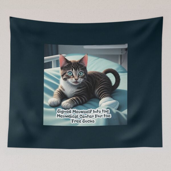Item preview, Kitten’s Free Meowdical  Socks designed and sold by IvaRenee.