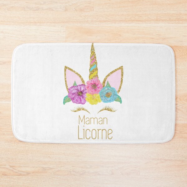 Aperçu de l'œuvre Licorne Maman Licorne Française créée et vendue par Verycutethings.