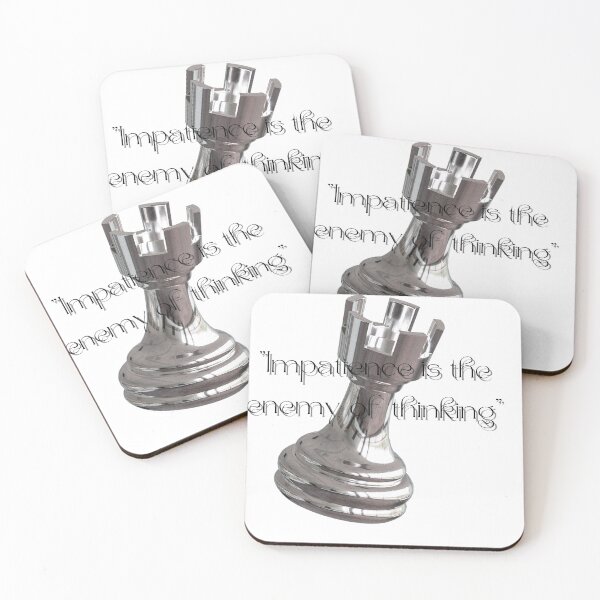 Item preview, Impatience is the enemy of thinking designed and sold by AccessibleShop.
