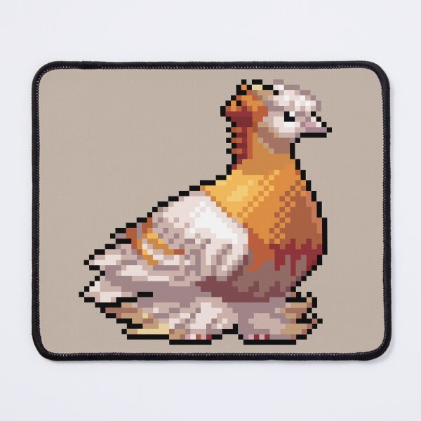 Item preview, pixel trumpeter pigeon designed and sold by Shalmons.