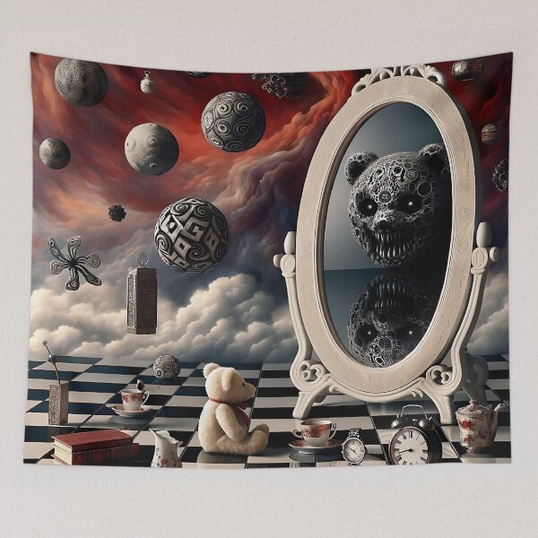 Item preview, Sinister Reflection of the Teddy Bear designed and sold by koreatvtea.