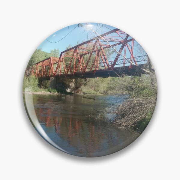Item preview, Gila River, NM The old Iron Bridge designed and sold by celina mcfadden.