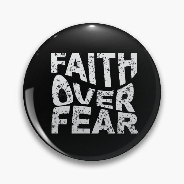 Item preview, White Faith Over Fear Speckle  designed and sold by PraiseAndGrace.
