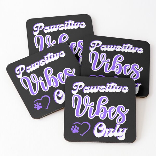 Item preview, Pawsitive Vibes Only Positive uplifiting  for dog lovers designed and sold by Golden-Heaven.