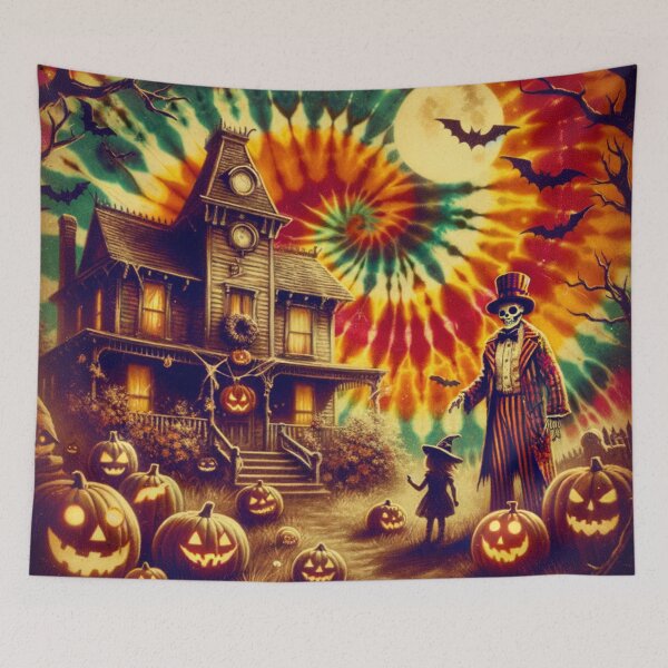 Aperçu de l'œuvre Teinture à la cravate pour Halloween 2 créée et vendue par BassHeadMomma.
