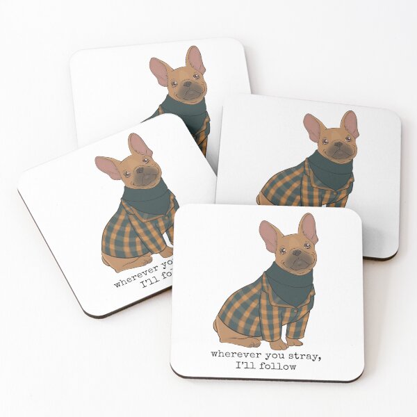 Item preview, Wherever You Stray I'll Follow Frenchie designed and sold by nerapets.