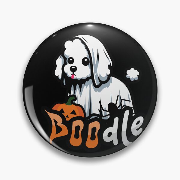 Item preview, Boodle Cute halloween poodle ghost designed and sold by SleekVisuals.