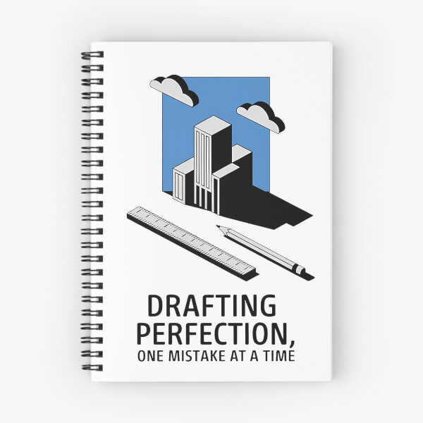 Item preview, Drafting Perfection One Mistake at a Time designed and sold by PursuitHive.