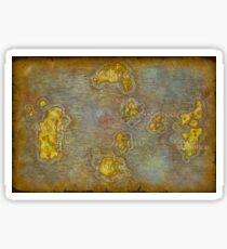 Pegatina Mapa de WoW