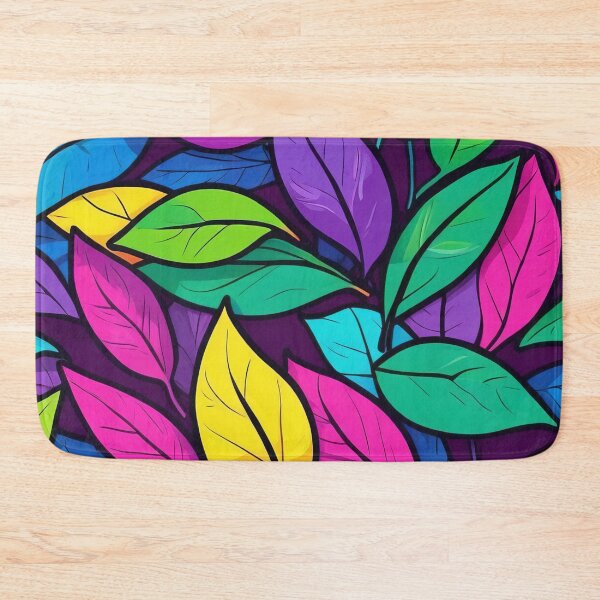 Item preview, Colourful Leaves in an Abstract Garden Harmony designed and sold by ArtComixHaven.