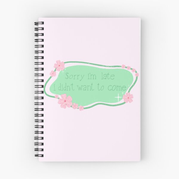 Item preview, Sorry I'm late, I didn't want to come designed and sold by desairaart.