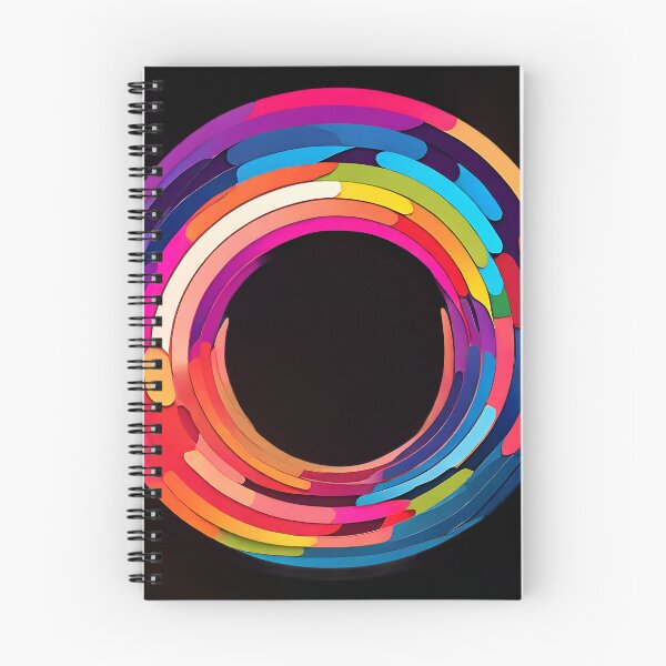 Item preview, Multicolored overlapping circles with rainbow hues for a playful design designed and sold by Tchoice.