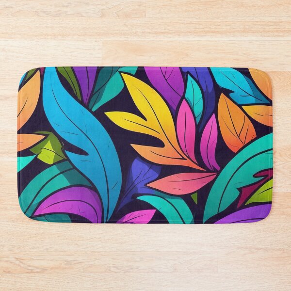 Item preview, Vibrant Leaf Garden in Colourful Layers designed and sold by ArtComixHaven.