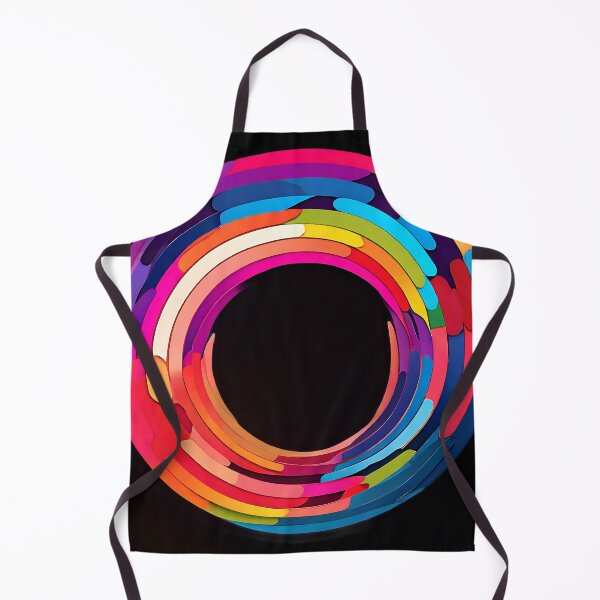 Item preview, Multicolored overlapping circles with rainbow hues for a playful design designed and sold by Tchoice.