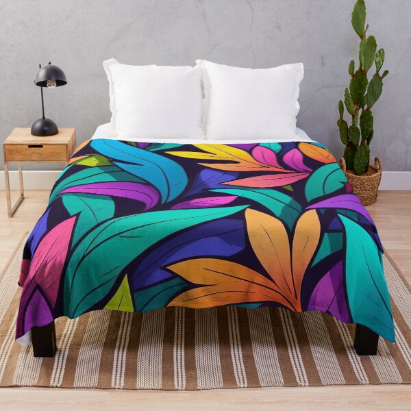 Item preview, Vibrant Leaf Garden in Colourful Layers designed and sold by ArtComixHaven.