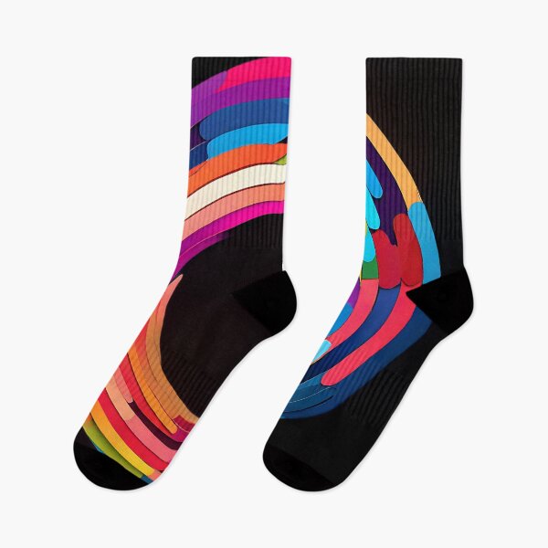 Item preview, Multicolored overlapping circles with rainbow hues for a playful design designed and sold by Tchoice.
