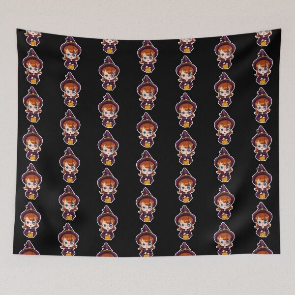 Item preview, Halloween cute witch designed and sold by Drawersofdraw.