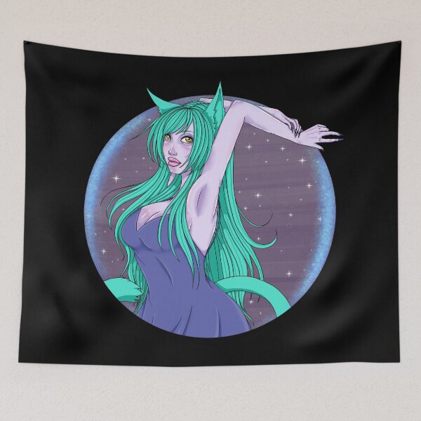 Item preview, Teal Catgirl designed and sold by LyAnMeArt.