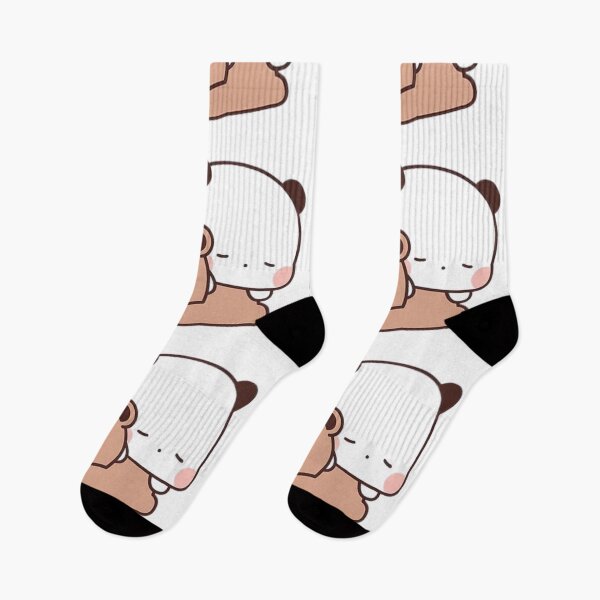 Aperçu de l'œuvre Halloween Bébé Panda Ours Brownie Sucre True Love BuBu DuDu Mochi Lait Pêche Saint Valentin Noël Goma Couple 2025 créée et vendue par BrightStreets.