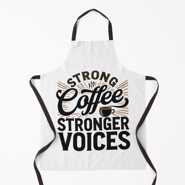 Item preview, STRONG COFFEEE, STRONGER VOICES T-SHIRT designed and sold by Gadget80.