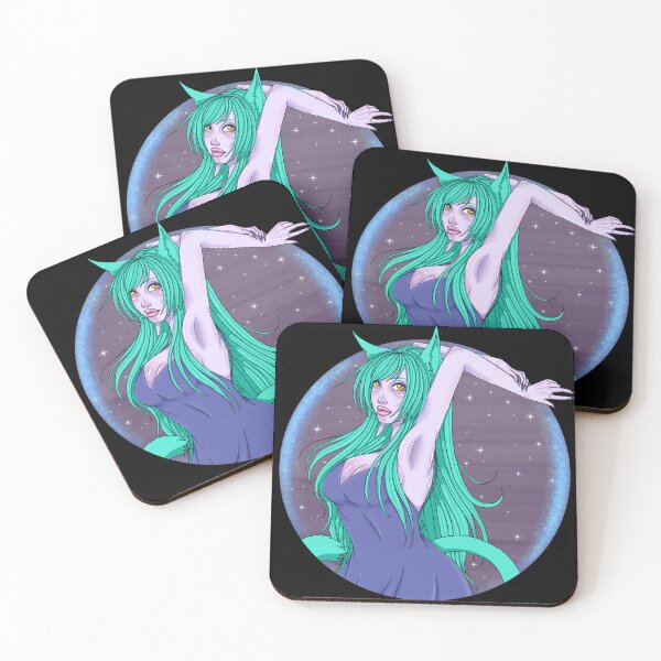 Item preview, Teal Catgirl designed and sold by LyAnMeArt.