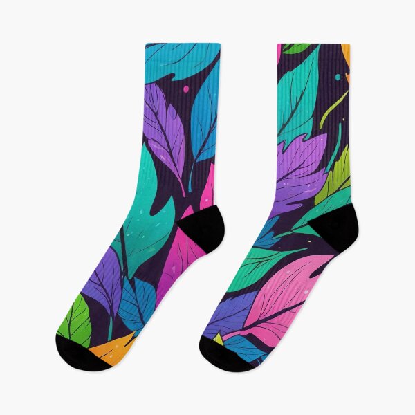 Item preview, Colourful Symphony of Nature's Vibrant Leaves designed and sold by ArtComixHaven.