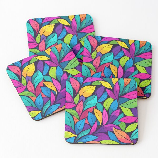 Item preview, Vivid Burst of Leaves in Colour Harmony designed and sold by ArtComixHaven.