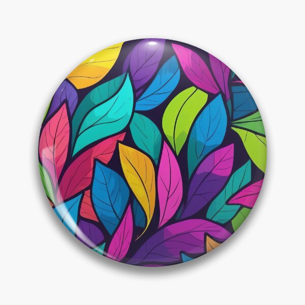 Item preview, Vivid Burst of Leaves in Colour Harmony designed and sold by ArtComixHaven.
