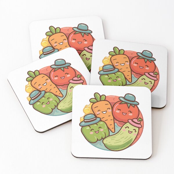 Item preview,  Cute tropical Vegetable characters designed and sold by Verycutethings.