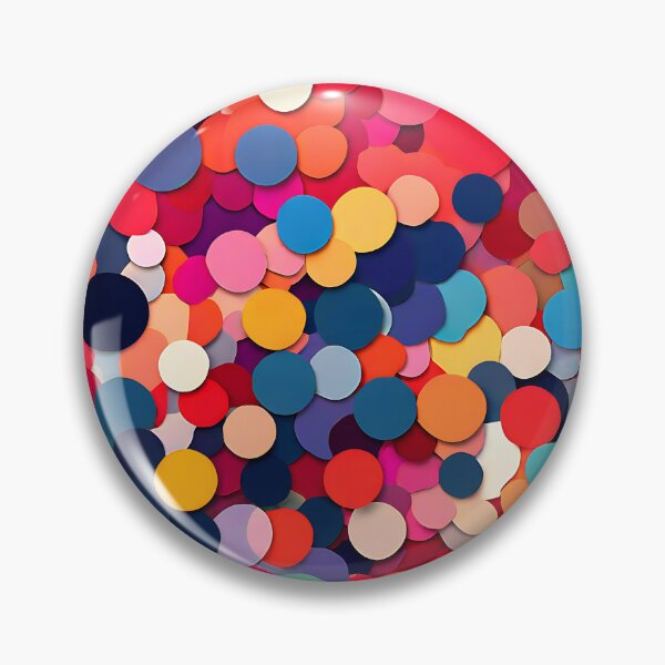 Item preview, Multicolored overlapping circles with rainbow hues for a playful designed and sold by Tchoice.