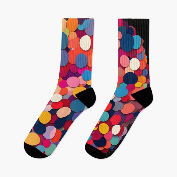 Item preview, Multicolored overlapping circles with rainbow hues for a playful designed and sold by Tchoice.
