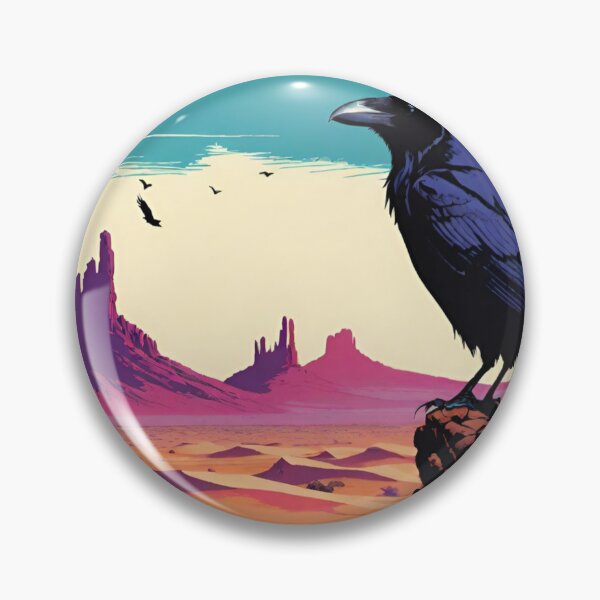 Item preview, Raven in desert designed and sold by DreamistStore.