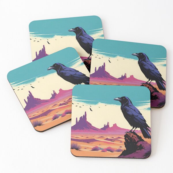 Item preview, Raven in desert designed and sold by DreamistStore.