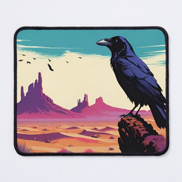Item preview, Raven in desert designed and sold by DreamistStore.